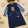Ceriakid-Gamis Anak Perempuan Muslim Gambar Hijab Lucu-dark navy