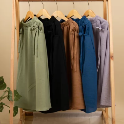 Ceriakid Rok Anak Perempuan Panjang Muslimah Bahan Crinkle Airflow-cover