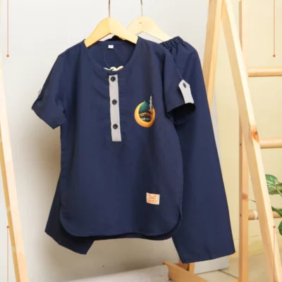 Ceriakid Setelan Baju Koko Anak Laki-Laki– Baju Muslim Anak Modern Tidak termasuk Peci dan Kacamata-cover2